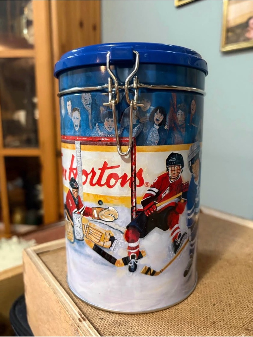 Tim Hortons Hockey Canister